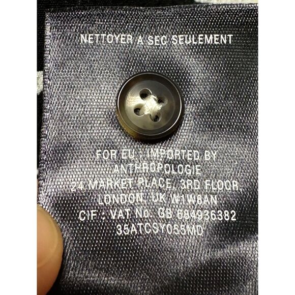 ANTHROPOLOGIE LILKA Arcata Mixed Media High/Low Maxi Dress, Sz S - Picture 11 of 11